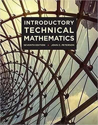 Introductory Technical Mathematics 7th Edition