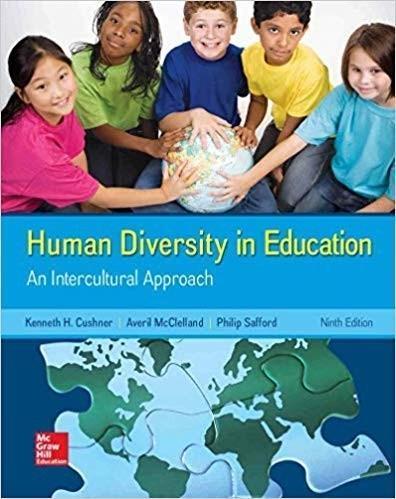 Human Diversity in Education 9th Edition by Kenneth Cushner , Averil Mcclelland 