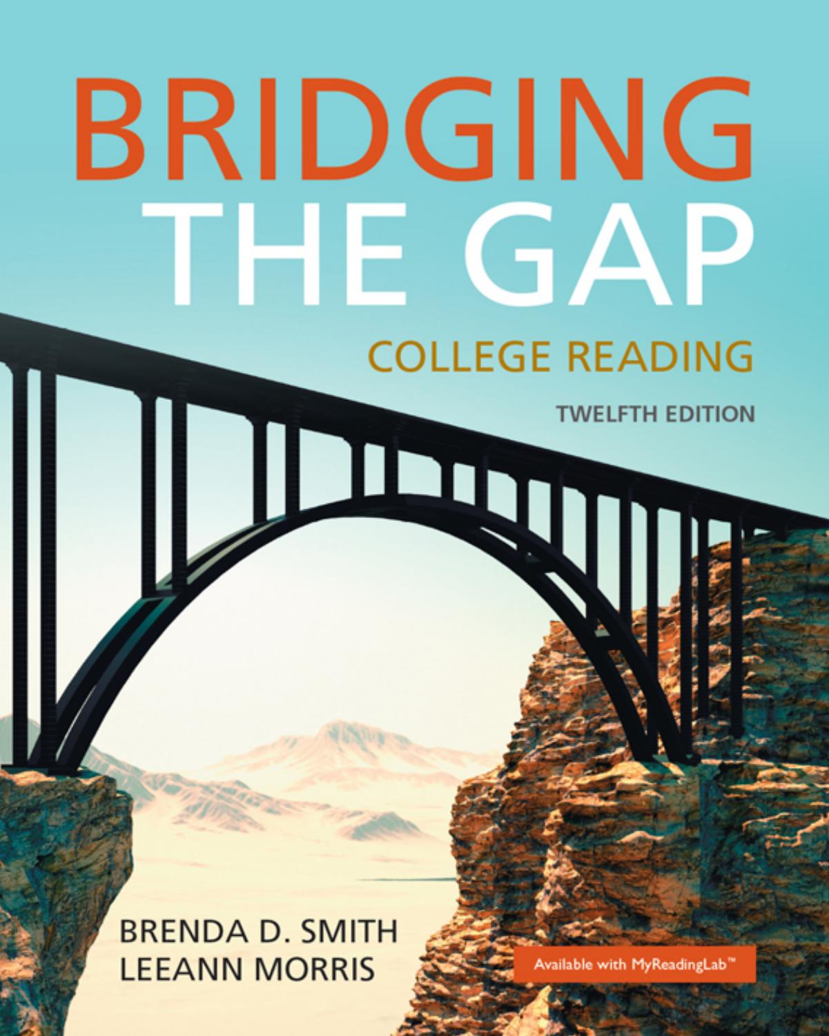 Bridging the Gap College Reading 12th Edition by Brenda D. Smith ...