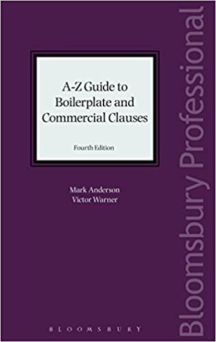 [PDF]A-Z Guide to Boilerplate and Commercial Clauses 4th Edition by Mark Anderson