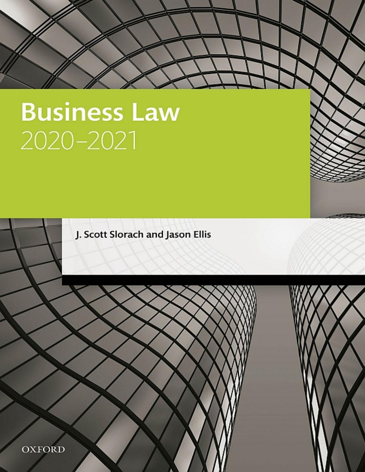 Business Law - J. Scott Slorach  and  Jason Ellis by J. Scott Slorach , Jason Ellis 