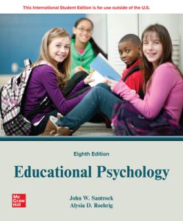 ISE Ebook Educational Psychology 8th Edition  by John Santrock