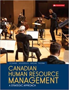 Test Bank for Canadian Human Resource Management, 13th Canadian Edition PDF+EPUB by Neil Fassina Hermann Schwind, Krista Uggerslev, Terry Wagar 