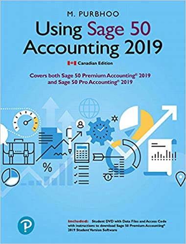 Test Bank for Using Sage 50 Accounting 2019 by Mary Purbhoo 