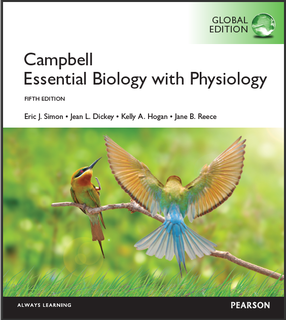 Test Bank for Campbell Essential Biology with Physiology,5th Global Edition