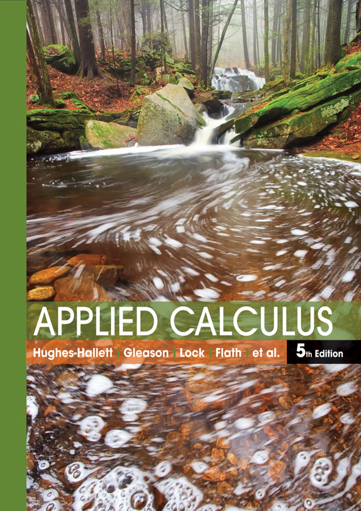 Test Bank for Applied Calculus, 5th Edition