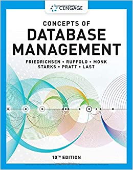 Concepts of Database Management,10th Edition by Lisa Friedrichsen , Lisa Ruffolo , Ellen Monk