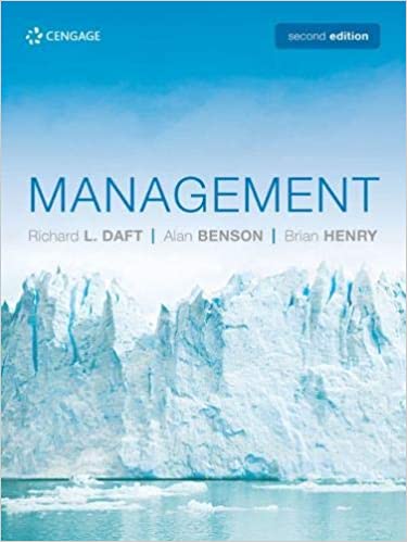 Management, 2nd EMEA Edition by Richard Daft , Alan Benson , Brian Henry 