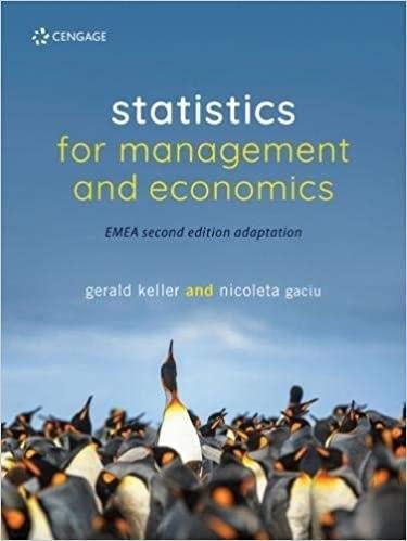 Statistics for Management and Economics, 2nd Edition by Gerald Keller