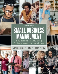 Small Business Management 20th Edition  by Justin G. Longenecker