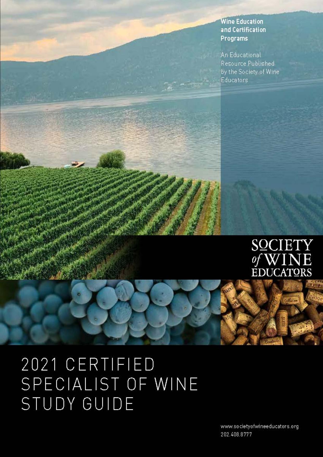 2021 Certified Specialist of Wine Study Guide by Jane Nickles