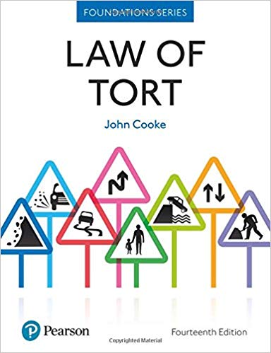 Law of Tort 14th Edition  by John Cooke 
