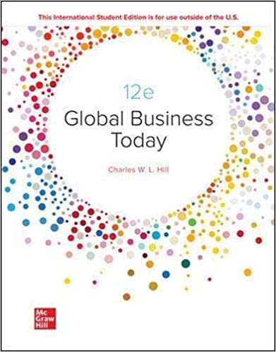 ISE EBook Global Business Today 12E by Charles W. L. Hill PhD 