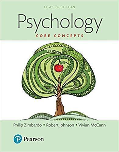 Psychology: Core Concepts 8th Edition by Philip G. Zimbardo