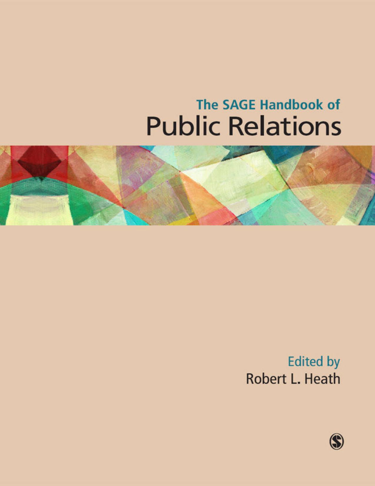 SAGE Handbook of Public Relations by Robert L. Heath 