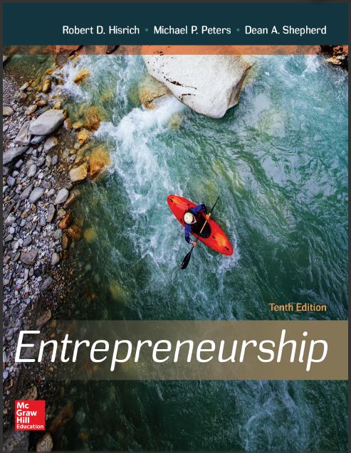 Test Bank for Entrepreneurship 10th edition by  Robert Hisrich, Michael Peters, Dean Shepherd