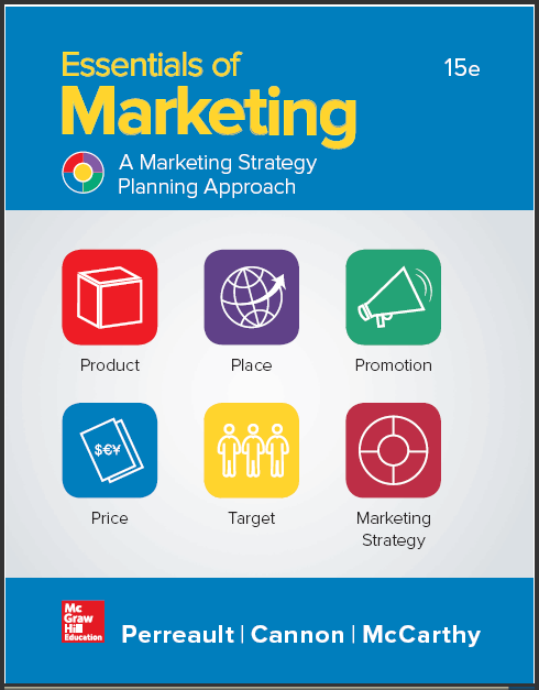 Test Bank for Essentials of Marketing 15th by  William Perreault , Joseph Cannon