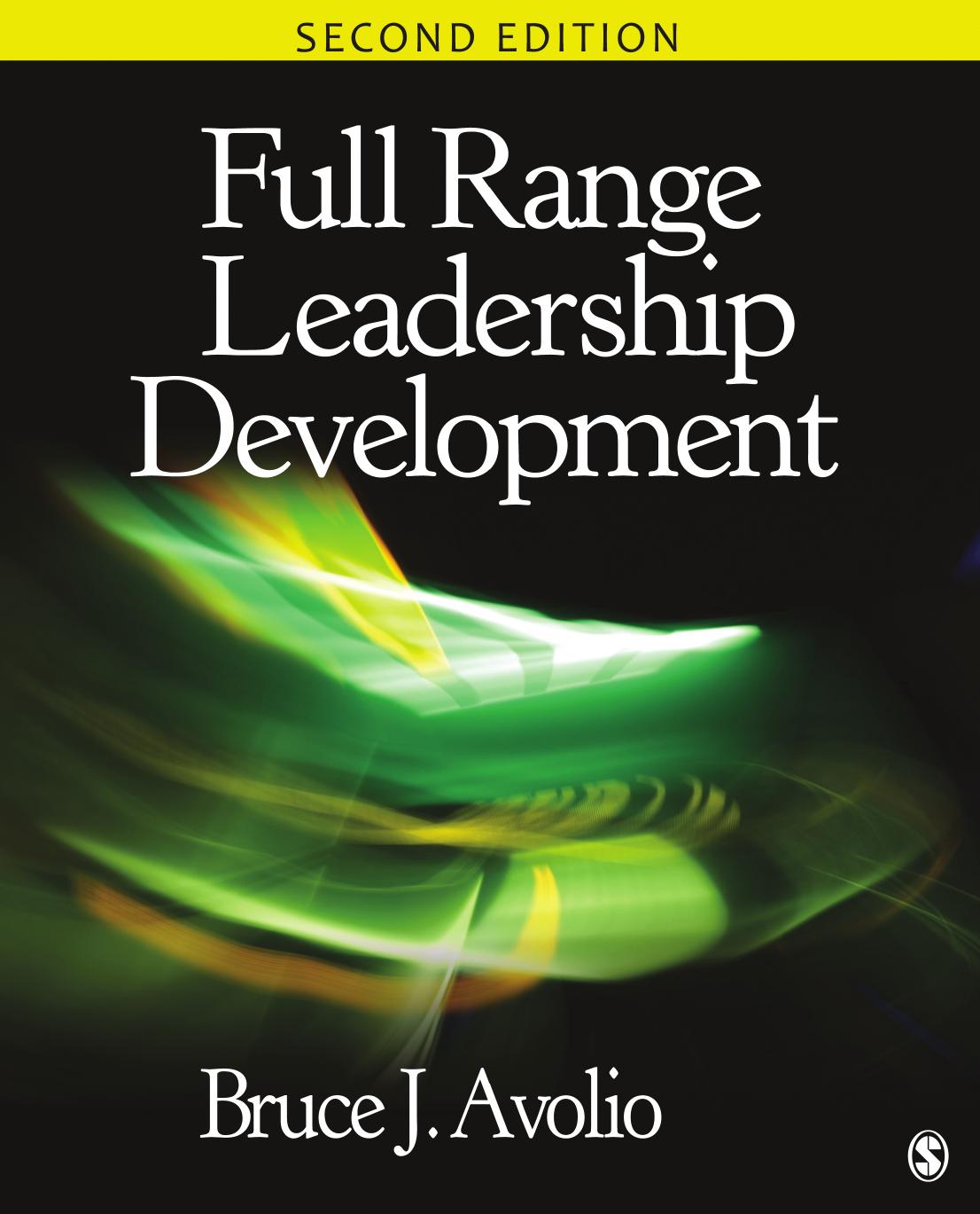 Full Range Leadership Development 2nd Edition By Bruce J. Avolio ...