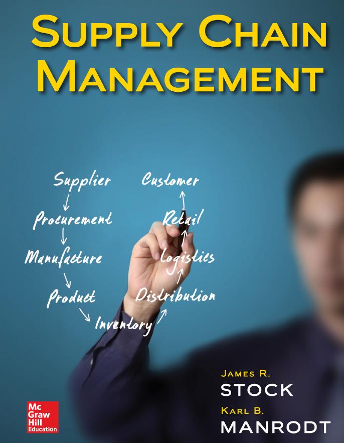 Supply Chain Management By James R. Stock , Karl B. Manrodt - Ebook345 ...