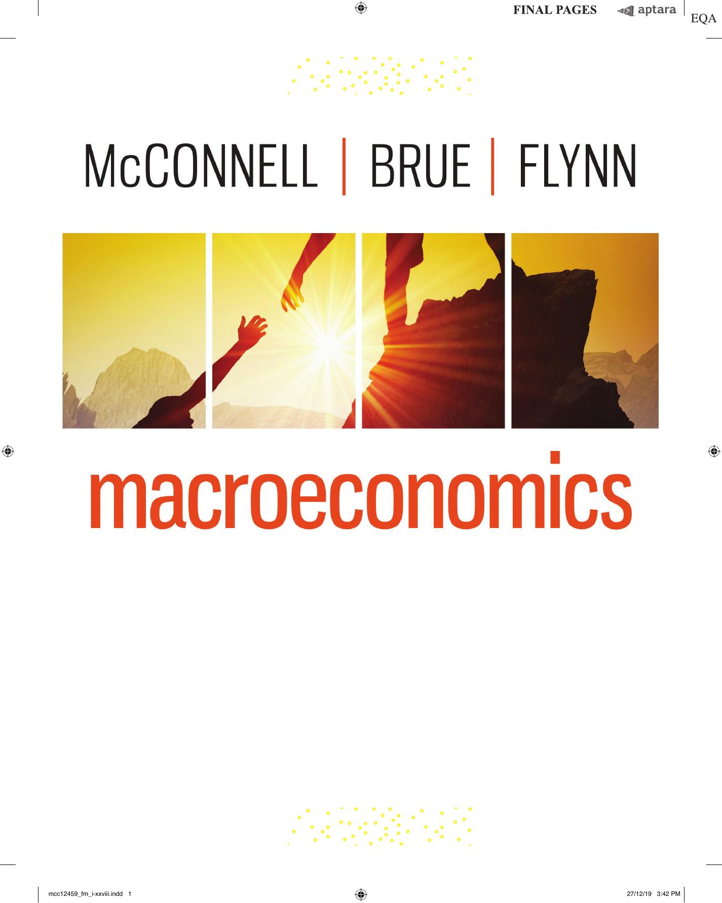 Macroeconomics 22nd by Campbell McConnell 