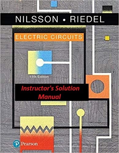 Electric Circuits 11th Edition by James W. Nilsson, Susan Riedel