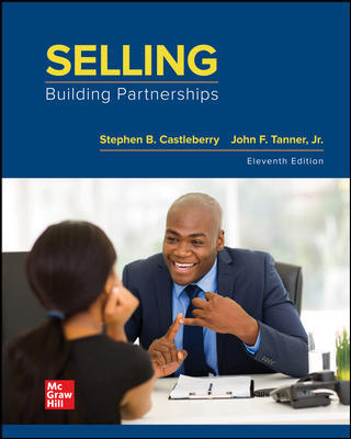 (eBook EPUB)ISE Selling Building Partnerships 11th Edition by Stephen Castleberry and John Tanner