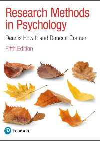  Research Methods in Psychology 5th Edition