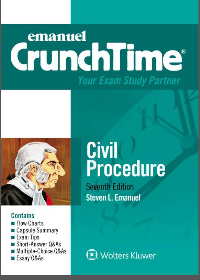  Emanuel CrunchTime for Civil Procedure (Emanuel CrunchTime Series) 7th Edition