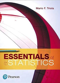 Essentials of Statistics 6th Edition by Mario F. Triola