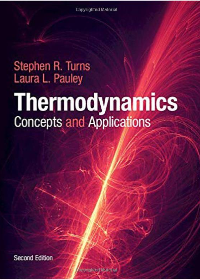 Thermodynamics Concepts and Applications 2nd Edition by Stephen R. Turns  , Laura L. Pauley  