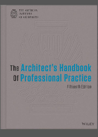  The Architects Handbook of Professional Practice 15th Edition