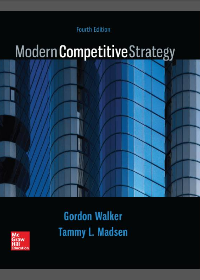 Modern Competitive Strategy 4th Edition by Gordon Walker