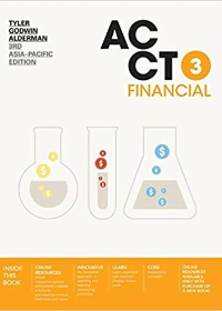 ACCT3 Financial, 3rd Asia-Pacific Edition  by Jonathan Tyler , Norman Godwin , C. Wayne Alderman
