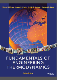  Fundamentals of Engineering Thermodynamics 8th Edition