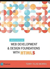 Test Bank for Web Development and Design Foundations with HTML5 9th Edition