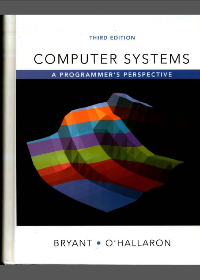  Computer Systems A Programmers Perspective 3rd Edition by Randal Bryant