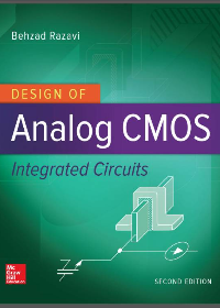 Design of Analog CMOS Integrated Circuits 2nd Edition by Behzad Razavi