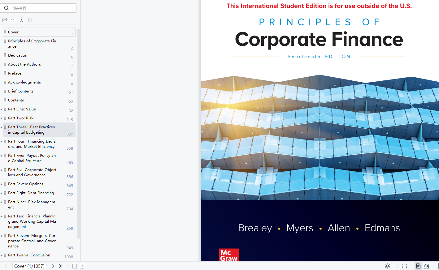 Principles Of Corporate Finance 14th Edition By Richard Brealey ...