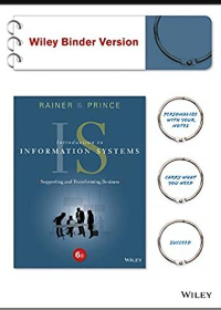 Test Bank for Introduction to Information Systems 6th Edition