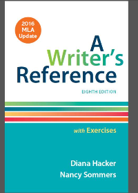  A Writer's Reference with Exercises with 2016 MLA Update 8th edition