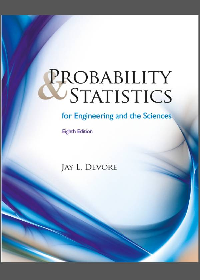  Probability and Statistics for Engineering and the Sciences 8th Edition