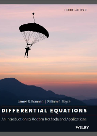  Differential Equations: An Introduction to Modern Methods and Applications 3rd Edition