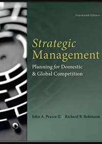 Test Bank for Strategic Management 14th Edition