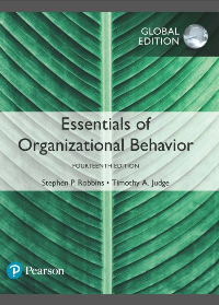 Essentials of Organizational Behavior, 14th Edition by Stephen P. Robbins, Timothy A. Judge