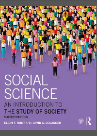  Social Science: An Introduction to the Study of Society 16th Edition