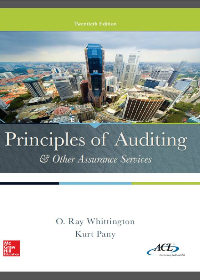  Principles of Auditing & Other Assurance Services 20th Edition