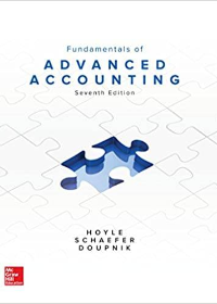 Fundamentals of Advanced Accounting 7th Edition by Joe Ben Hoyle , Thomas Schaefer , Timothy Doupnik 