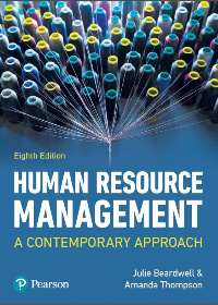 Human resource management : a contemporary approach 8th Edition by Julie Beardwell, Amanda Thompson  Pearson Education