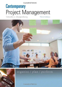  Contemporary Project Management 3th Edition