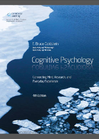  Cognitive Psychology 4th Edition